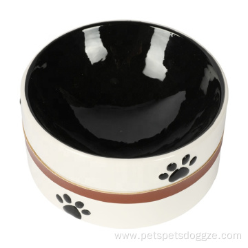 Wholesale Customizable Luxury Pet Ceramic Bowl for Cats